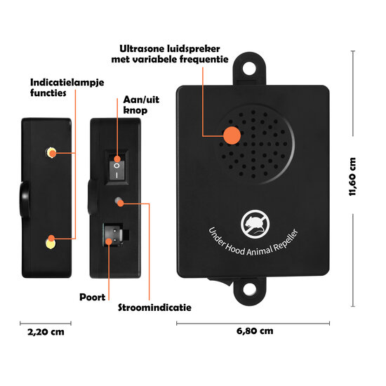 MartGuard® Car Secure Pro V2 marterverjager auto 12 V