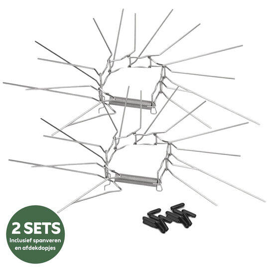 MartGuard® RVS Anti-marter regenpijp kraag (set van 2)