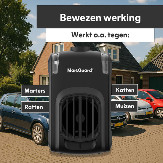 MartGuard® Car & Home Secure Pro marterverjager voor in auto en huis