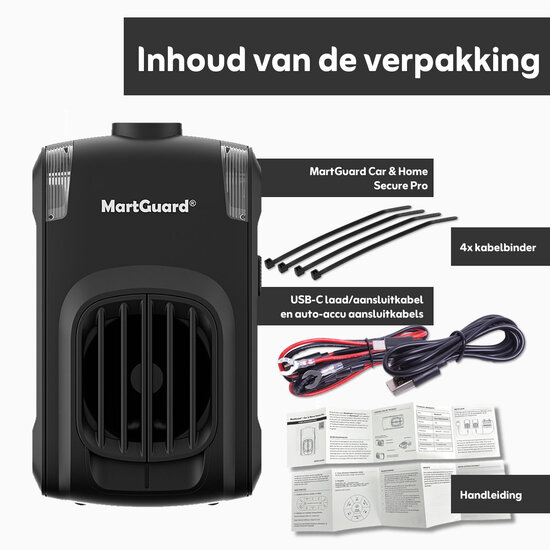 MartGuard® Car & Home Secure Pro marterverjager voor in auto en huis