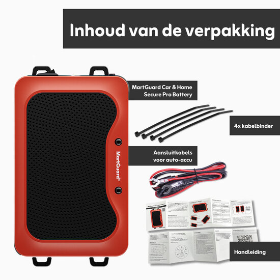MartGuard® Car & Home Secure Pro Battery marterverjager op batterijen