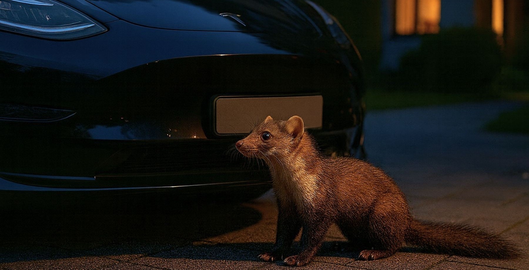 Marterverjager Tesla? Zo voorkom je marterschade aan je elektrische auto!