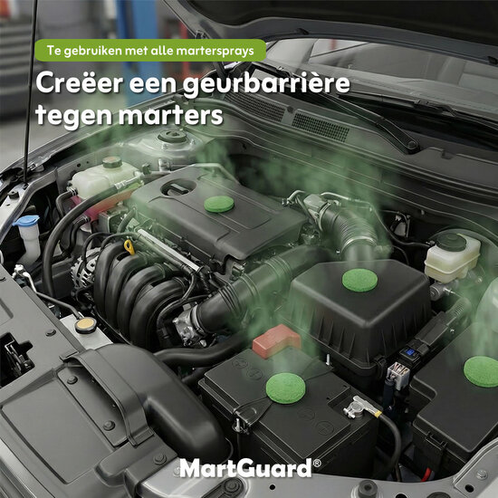 MartGuard® Geurpads zelfklevend voor Marterspray (5 stuks)