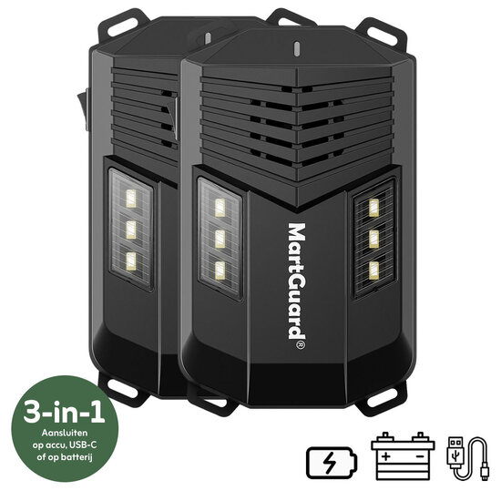 MartGuard® Car & Home Secure Pro 3-in-1 - Premium marterverjager - 2-pack
