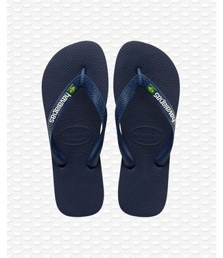 Havaianas Brasil Logo Navy / Blue