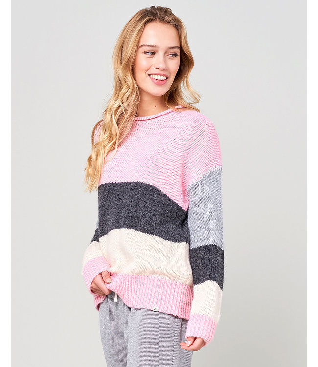 Rip Curl Anita Striped Sweater - Beige