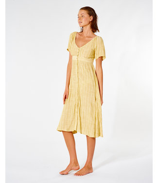 Rip Curl Summer Breeze Mid Dress  - Gold