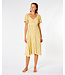 Rip Curl Summer Breeze Mid Dress - Gold