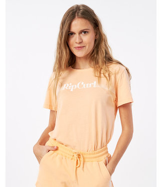 Rip Curl Re-Entry Standard Tee - Light Peach