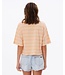 Rip Curl Waves Heritage Crop Tee - Peach