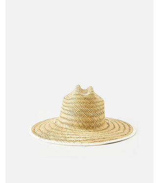 Rip Curl Script Straw Sun Hat - Natural/Black