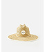 Rip Curl Script Straw Sun Hat  - Natural/Black