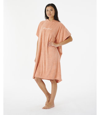 Rip Curl Script Hooded Towel - Dusty Coral