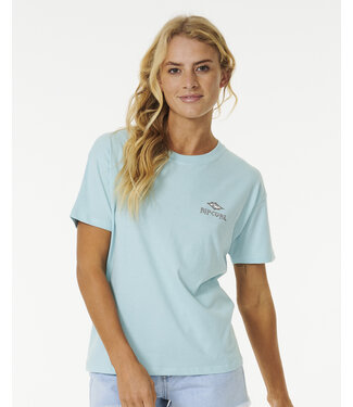 Rip Curl Shore Break Relaxed Tee - Light Blue