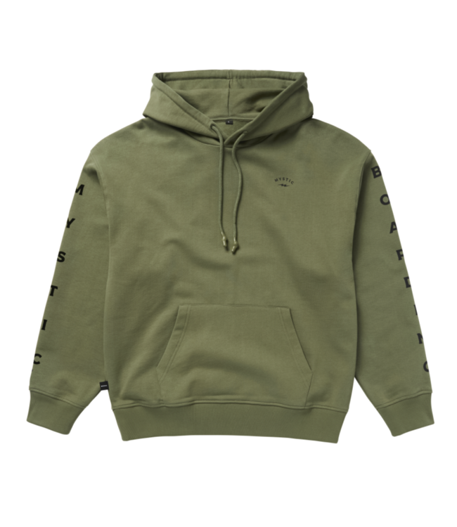 Mystic Bolt Hood Sweat - Olive Green