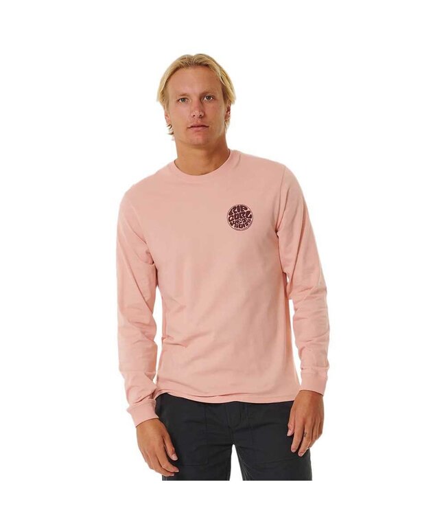 Rip Curl Wetsuit Icon L/S Tee - Light Peach