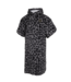 Mystic Poncho Velor AOP - Black