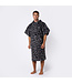 Mystic Poncho Velor AOP - Black