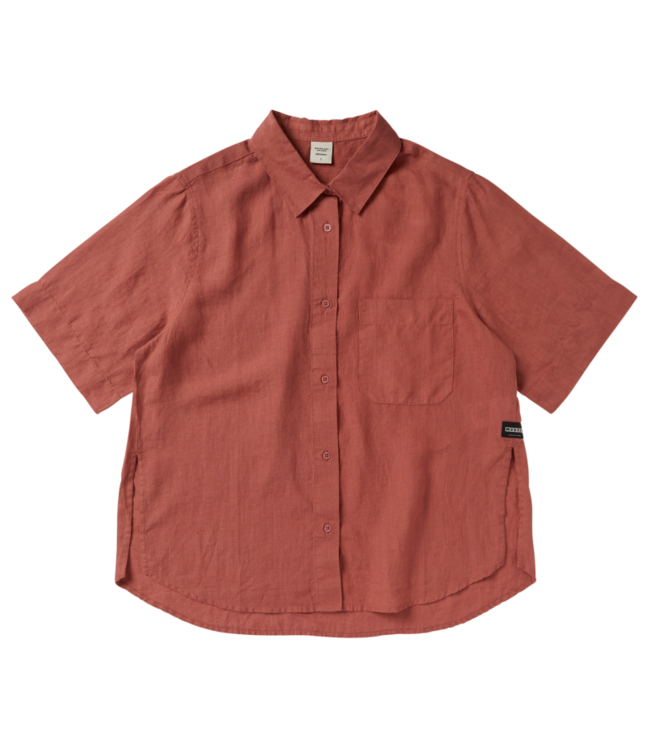 Mystic Linen Shirt Women - Dusty Pink