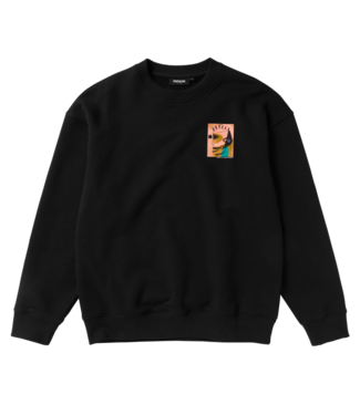 Mystic The Joshua Crew Sweat - Black