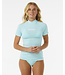 Rip Curl Classic Surf Ss Upf Rashguard - Sky Blue