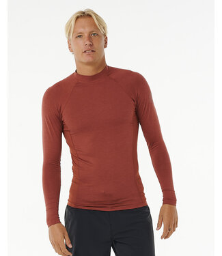 Rip Curl Dawn Patrol Upf Perf L/S - Red Marle