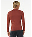 Rip Curl Dawn Patrol Upf Perf L/S - Red Marle