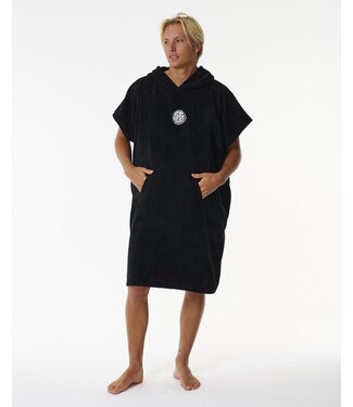 Rip Curl Logo Hooded Towel - Black