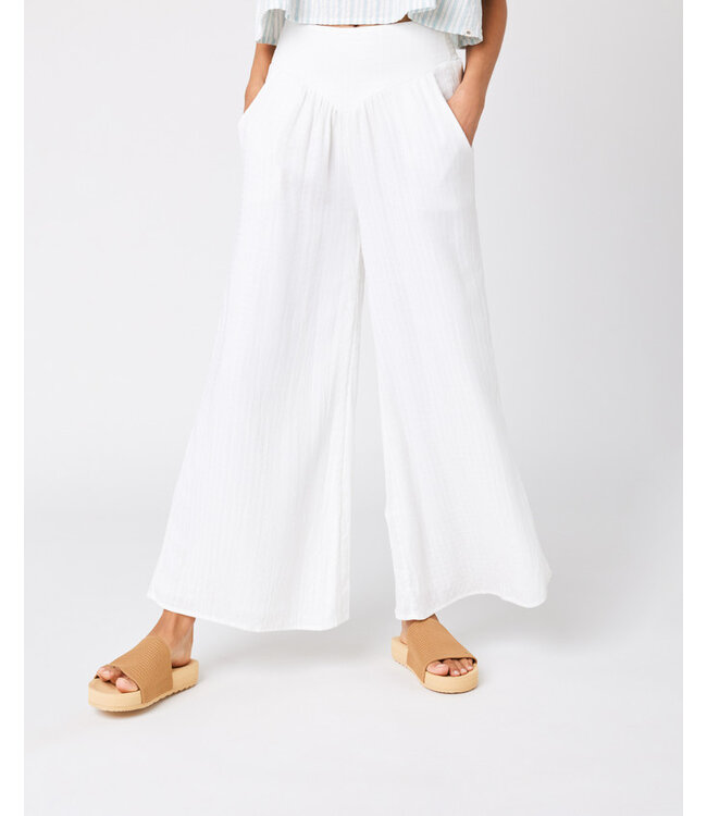 Rip Curl Ibiza Wide Leg Pant - White