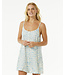 Rip Curl Sun Chaser Cover Up Dress - Blue/White