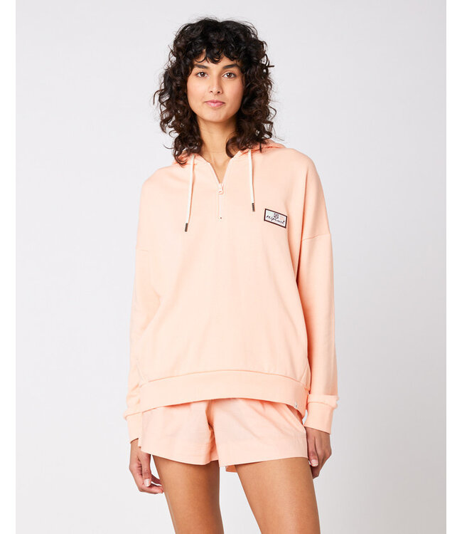 Rip Curl Holiday Fleece  Hoodie - Bright Peach