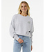 Rip Curl Rolling Curl Drop Shoulde Crew - Grey Marle