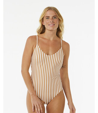 Rip Curl Premium Surf Cheeky 1Pc - Light Brown