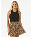 Rip Curl Sea Of Dreams Mini Skirt - Brown