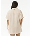 Rip Curl Follow The Sun Shirt Dress - Light Brown