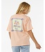 Rip Curl Island Heritage Tee - Bright Peach