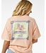 Rip Curl Island Heritage Tee - Bright Peach