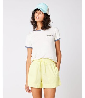 Rip Curl Ringer Neon Tee - Off White