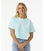 Rip Curl Wettie Icon Crop Tee - Sky Blue