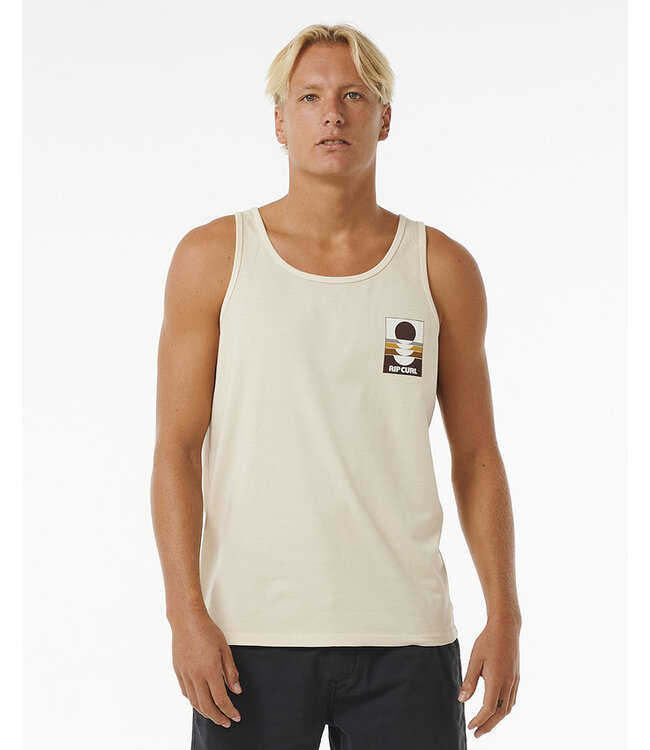 Rip Curl Surf Revival Peaking Tank - Vintage White