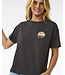 Rip Curl Line Up Relaxed Tee - Washed Black