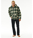 Rip Curl Classic Surf Check Jacket - Dark Olive