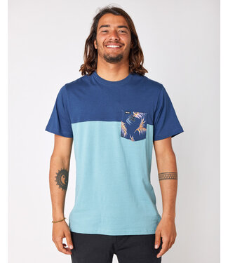 Rip Curl Inda Pocket Tee - Dusty Blue