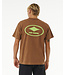 Rip Curl Quality Surf Products Oval Tee - Mocha