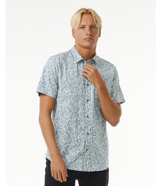 Rip Curl Floral Reef S/S Shirt - Bluestone