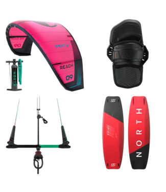 North  Reach 2024 Kiteset RUBINE RED