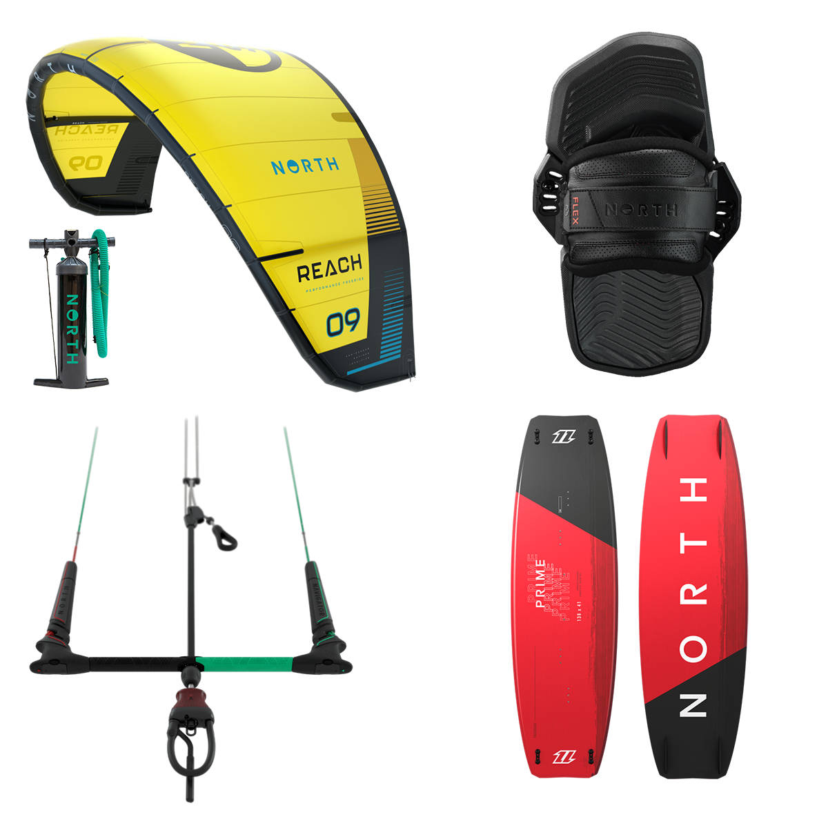 North Kiteboarding Reach 2022 Kiteset SHAKA Kitesurfing SHAKA