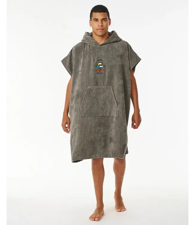 Rip Curl Logo Hooded Towel - Grey