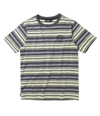 Mystic The Stripe Tee - Pastel Yellow