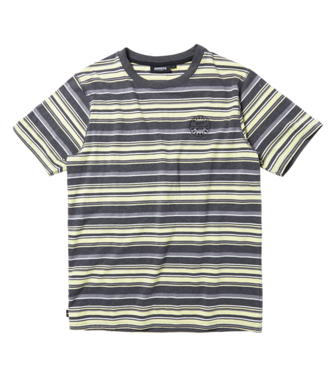 Mystic The Stripe Tee - Pastel Yellow